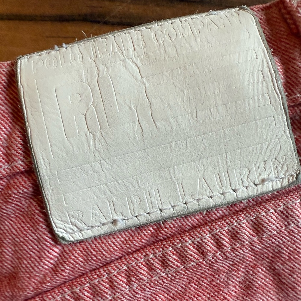 Polo Jeans Co. Ralph Lauren Coral Denim “Saturday Short” | Size 10 ☀️ - Picture 9 of 11